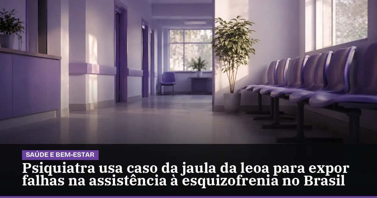 Psiquiatra usa caso da jaula da leoa para expor falhas na assistência à esquizofrenia no Brasil